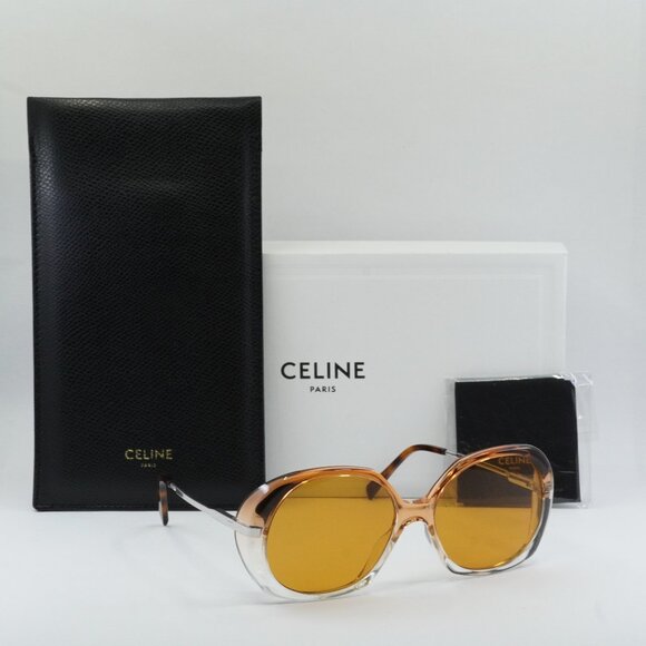 Final Price! Celine CL40036U 50E Transparent Brown Sunglasses